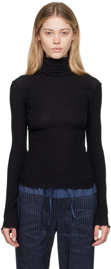 Majica Baserange Turtleneck Long Sleeve Top Črna | TTOMT-RI-000, 0