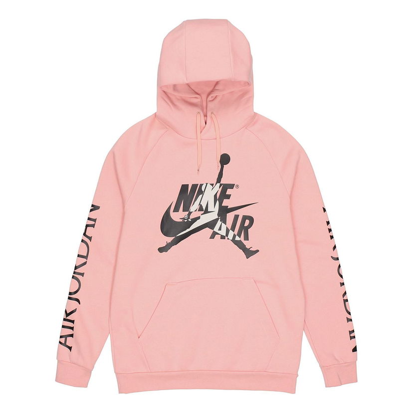 Pulover Jordan Jordan Alphabet Logo Pullover Hoodie Roza | DH9505-648