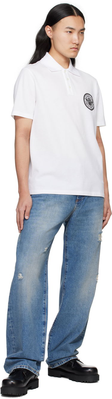 Kavbojke Balmain Balmain Loose-Fit Jeans Modra | EH1ML155DF44, 3