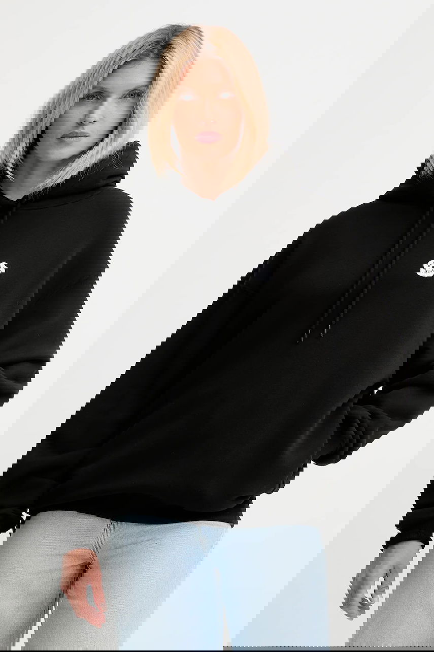 Pulover KENZO Kenzo Hoodie with Applique Črna | FF62HO4534MB, 0