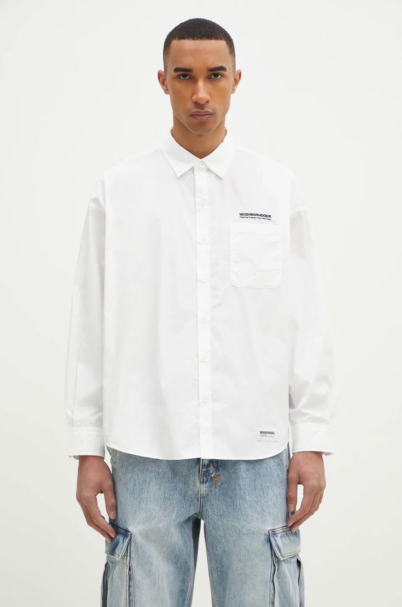 Srajce Neighborhood NEIGHBORHOOD Relaxed Fit Shirt Bela | 242SPNH.SHM03