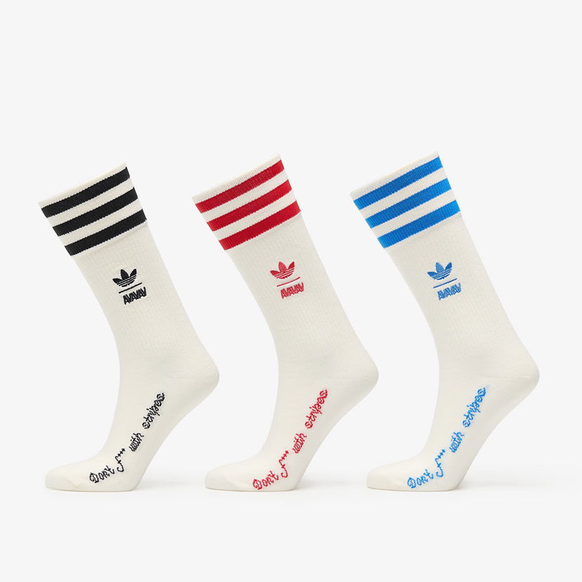 Nogavice adidas Originals adidas x Avavav Crew Socks Bela | JZ3032