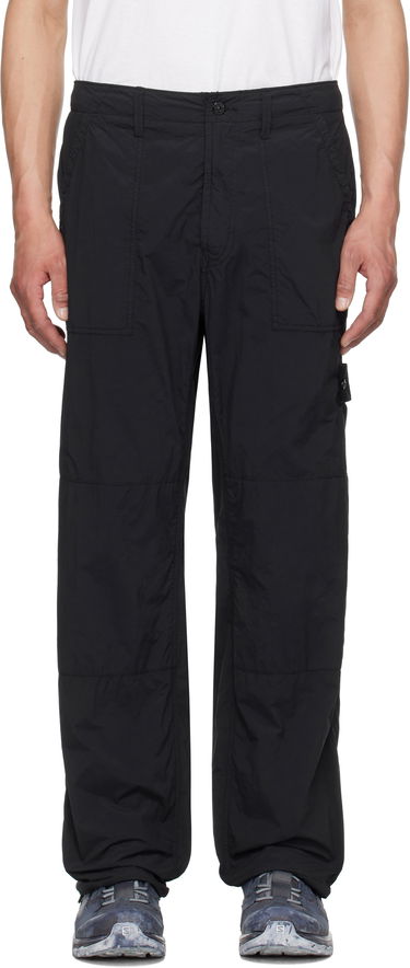 Cargo hlače Stone Island Stone Island Nylon Ghost Trousers Črna | K1S15 3100012 S00F6, 0