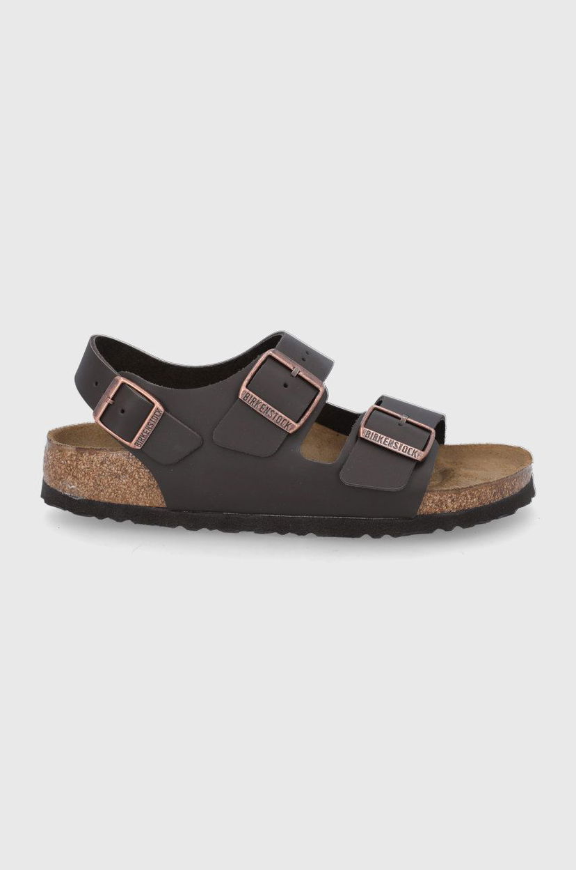 Superge in čevlji Birkenstock Birkenstock Milano Leather Sandals Rjava | 34103