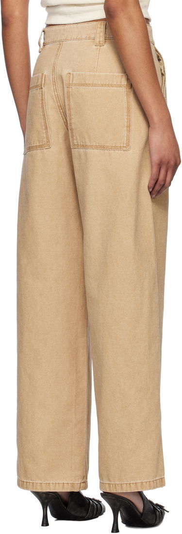 Hlače We11done We11done Work Trousers Bež | WD-PT0-25-288-W-BG, 2