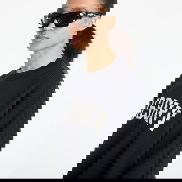 Pleteni pulover MISBHV MISBHV Knitted Varsity Crewneck Sweatshirt Črna | 250M701, 1