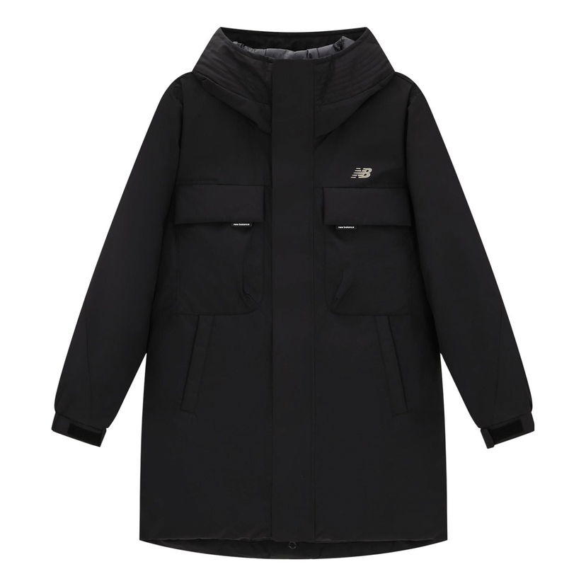 Parka New Balance Warm Down Cargo Jacket Črna | AMJ34300-BK