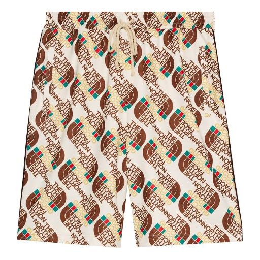 Kratke hlače Gucci Gucci x The North Face Knit Shorts Bež | 651333-XJDCE-9141