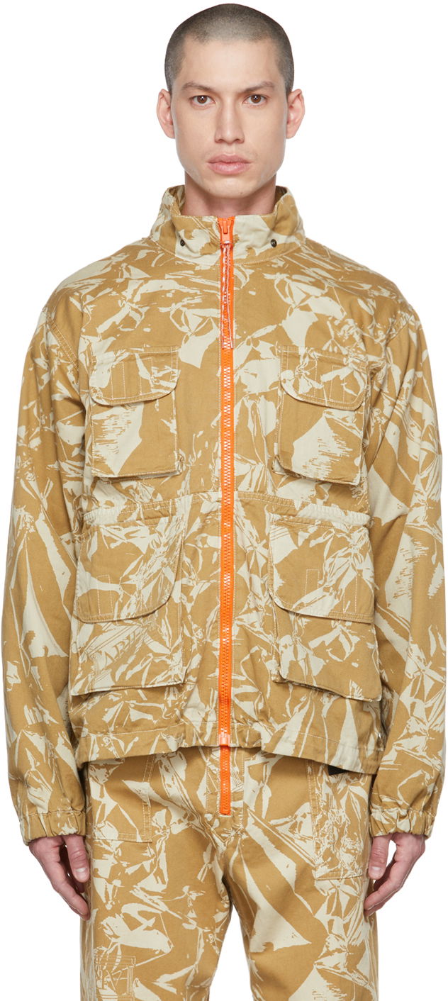 Jakna Aries Aries Crinkle Camo Cargo Jacket Bež | FTAR71303, 0