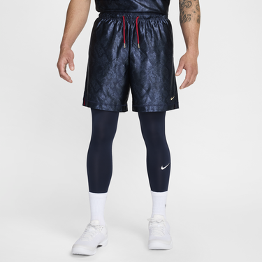 Kratke hlače Nike KOBE BRYANT DRI-FIT STANDARD ISSUES REVERSIBLE 6INCH SHORTS, DARK OBSIDIAN/VARSITY RED/JERSEY GOLD Črna | FZ0932-475, 3