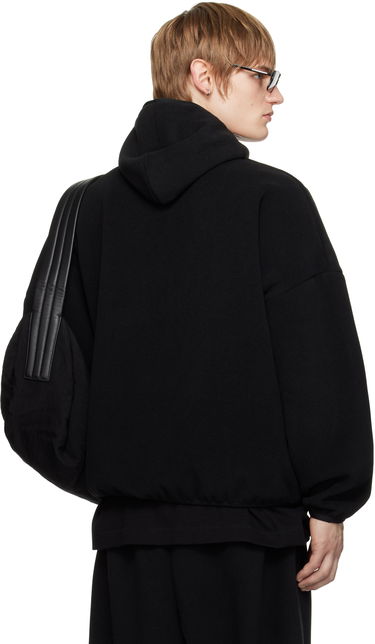 Pulover Fear of God Fear of God ESSENTIALS Brushed Hoodie Črna | 202HO246410F, 2