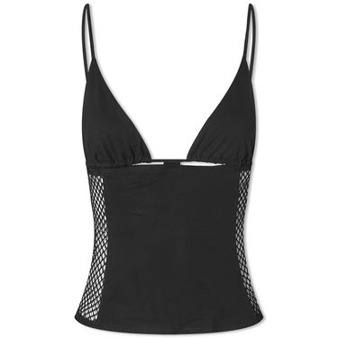 Majica brez rokavov Miaou Miaou Ellie Mesh Panel Vest Top, Size Large Črna | 7113JRBBLK, 0