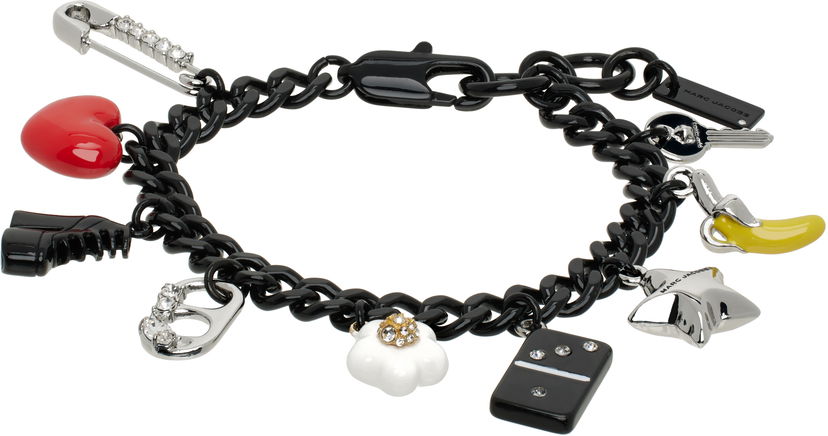 Zapestnica Marc Jacobs Marc Jacobs 'The Collector Charm' Chain Bracelet with Charms Večbarvna | 2P5JBR001J47