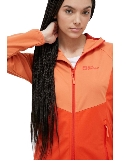 Vetrovka Jack Wolfskin Go Hike Softshell Oranžna | 1306862