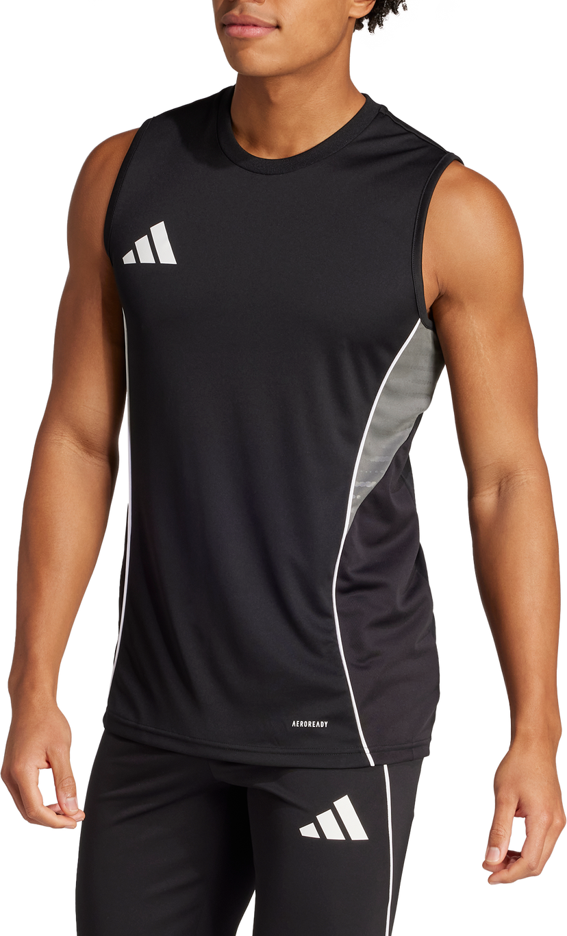 Majica brez rokavov adidas Originals Adidas Tiro 25 Sleeveless Jersey Črna | jj1521