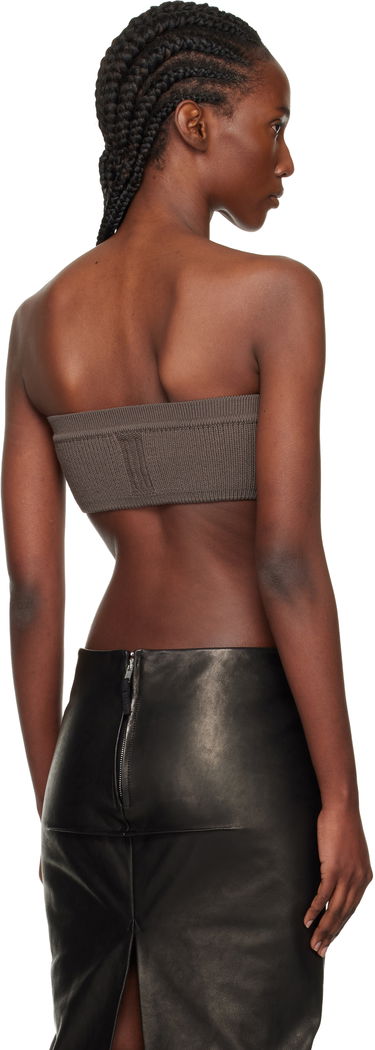 Krop-top Rick Owens Rick Owens Concordians Slim Bandeau Top Siva | RO02E4673 KWVMH, 2