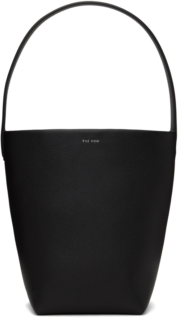Tote bag The Row Small Leather Bucket Bag Črna | W1314-L129