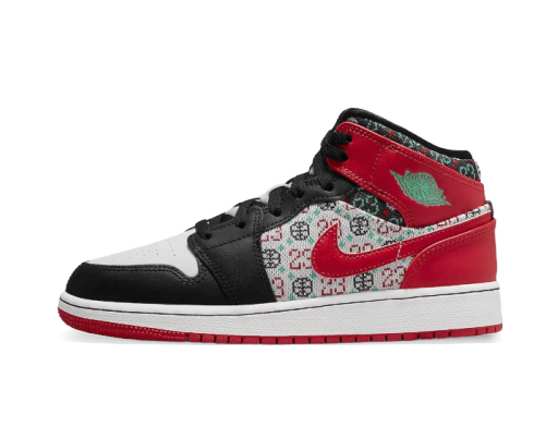Superge in čevlji Jordan Air Jordan 1 Mid "Holiday" GS Rdeča | DM1208-150