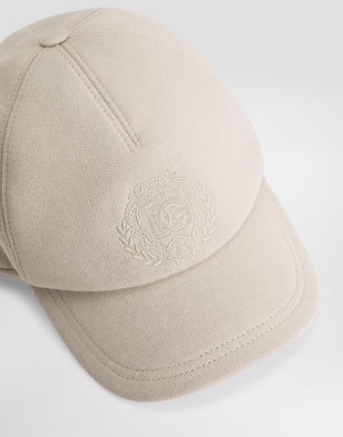 Kapa Dolce & Gabbana Dolce & Gabbana Fleece Baseball Hat with Embroidered Logo Bež | LB4H80G7PEQM1217, 3