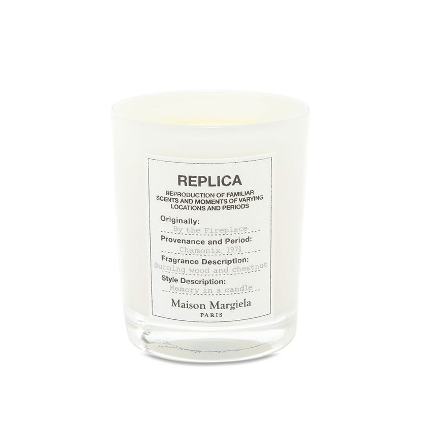 Sveče Maison Margiela Replica By The Fireplace Candle in 165g Bela | MMMCAN03
