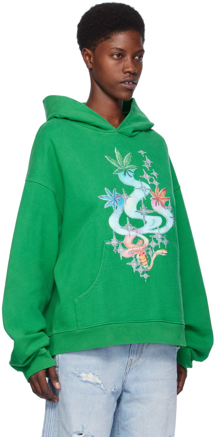 Pulover ERL ERL Graphic Hoodie Zelena | ERL07T025, 1