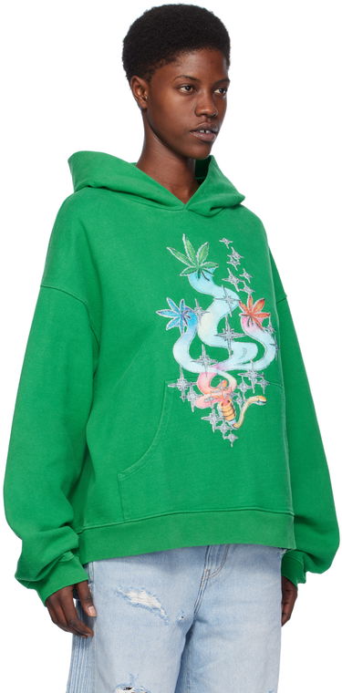 Pulover ERL ERL Graphic Hoodie Zelena | ERL07T025, 1