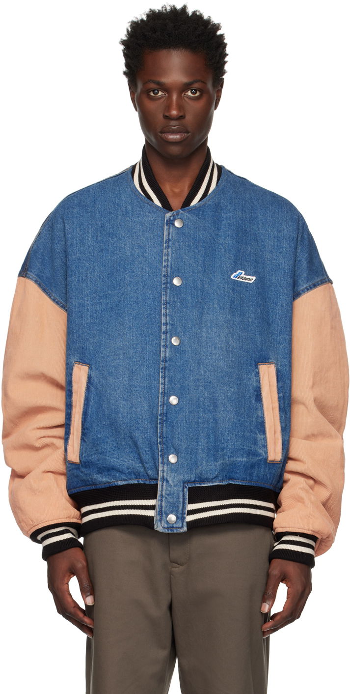 Bomber jakna We11done We11done Denim Varsity Jacket Modra | WD-DJ3-22-371-U-BL, 0