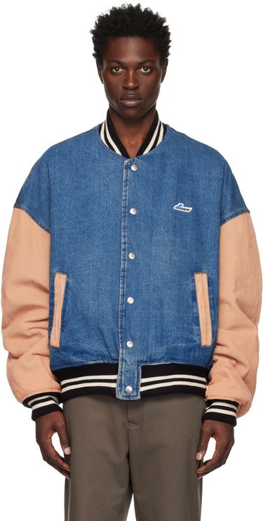 Bomber jakna We11done We11done Denim Varsity Jacket Modra | WD-DJ3-22-371-U-BL, 0