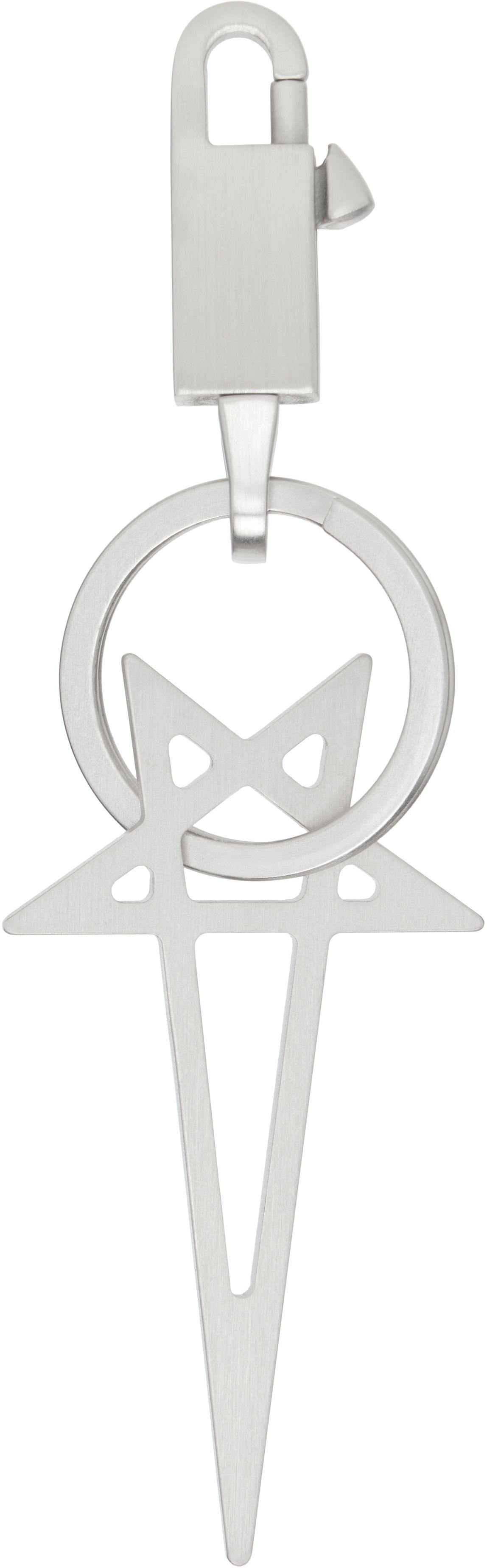 Obeski za ključe Rick Owens Rick Owens Hollywood Pentagram Keychain Kovinski | RA01E0691 MET, 1