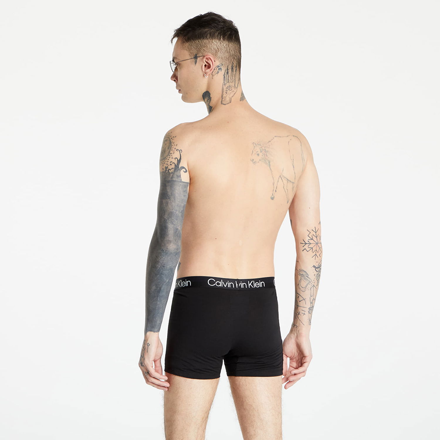 Boksarice CALVIN KLEIN Structure Cotton Boxer Črna | NB2971A 7V1, 1