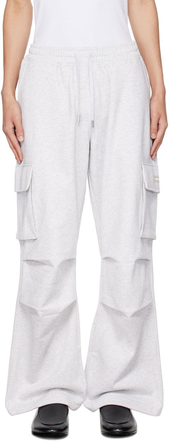 Cargo hlače Coperni Wide Leg Sweatpants Bela | COPJS61523MEN