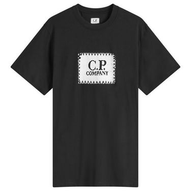 Majica C.P. Company C.P. Company 30/1 Logo Label T-Shirt, Size Large Črna | 18CMTS029A-005100W-999, 1