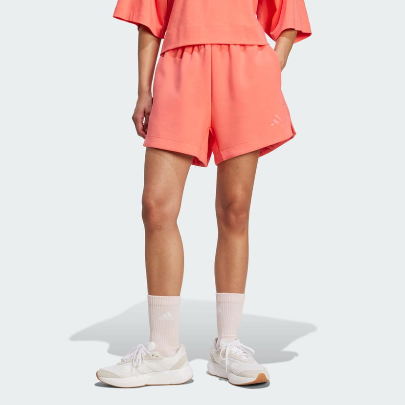 Kratke hlače adidas Performance ALL SZN Soft Lux Relaxed Shorts Roza | KD9767