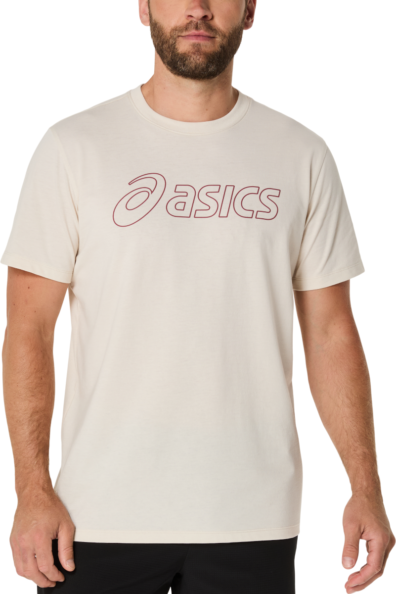 Majica Asics Big Logo Graphic Short Sleeve T-Shirt Bež | 2031e188-201