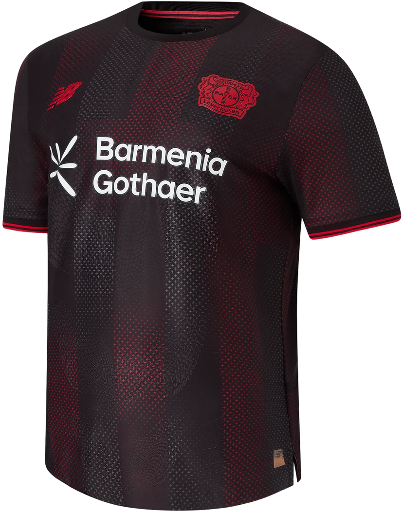 Dres New Balance Bayer 04 Leverkusen Home Jersey 2025/26 Črna | mt230540-hme