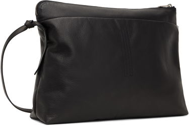 Torbica Rick Owens Rick Owens Hollywood Big Adri Leather Pouch Črna | RA01E0626 LCN, 2