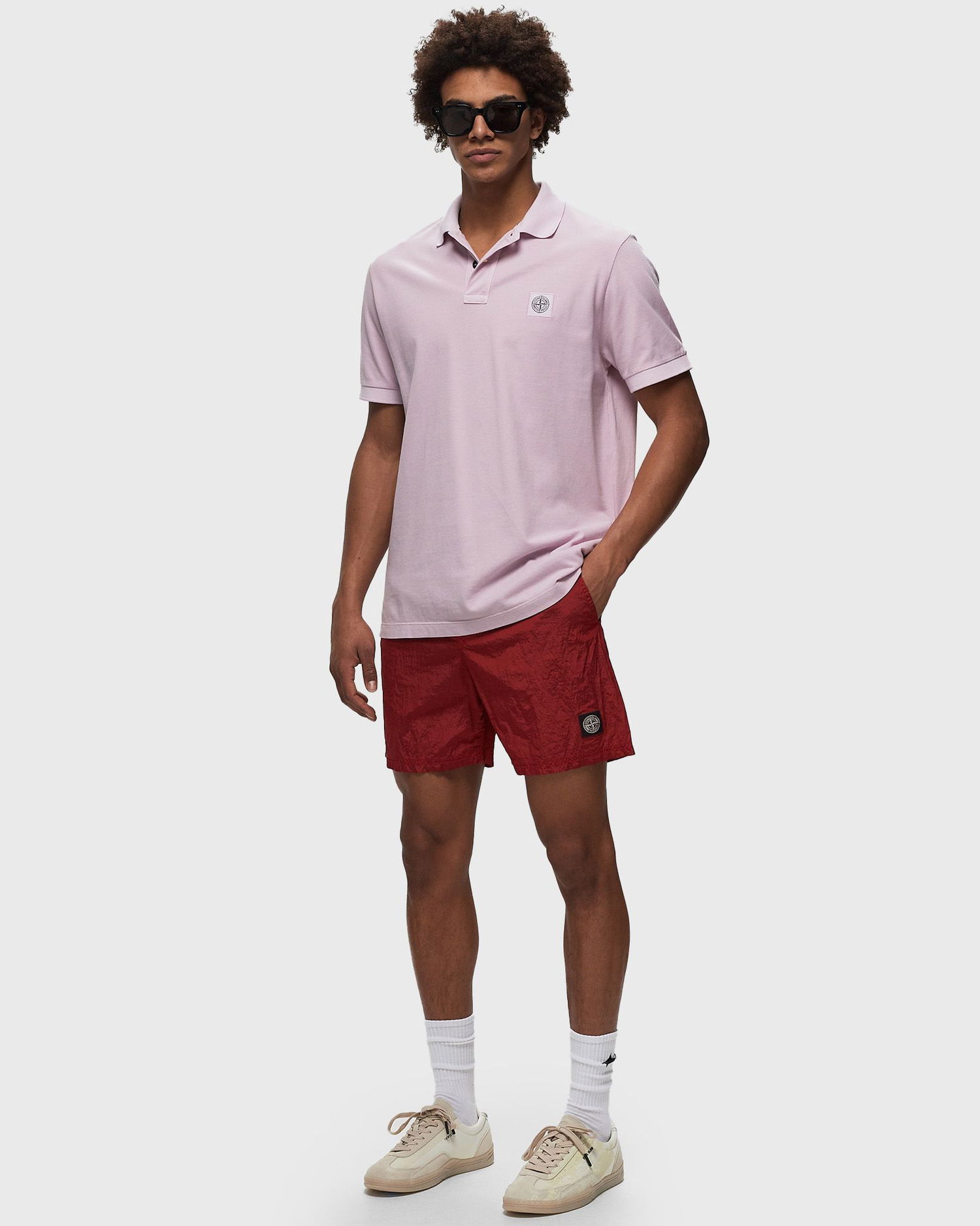 Kratke hlače Stone Island Shorts Rdeča | 8015B0943.V0010, 1