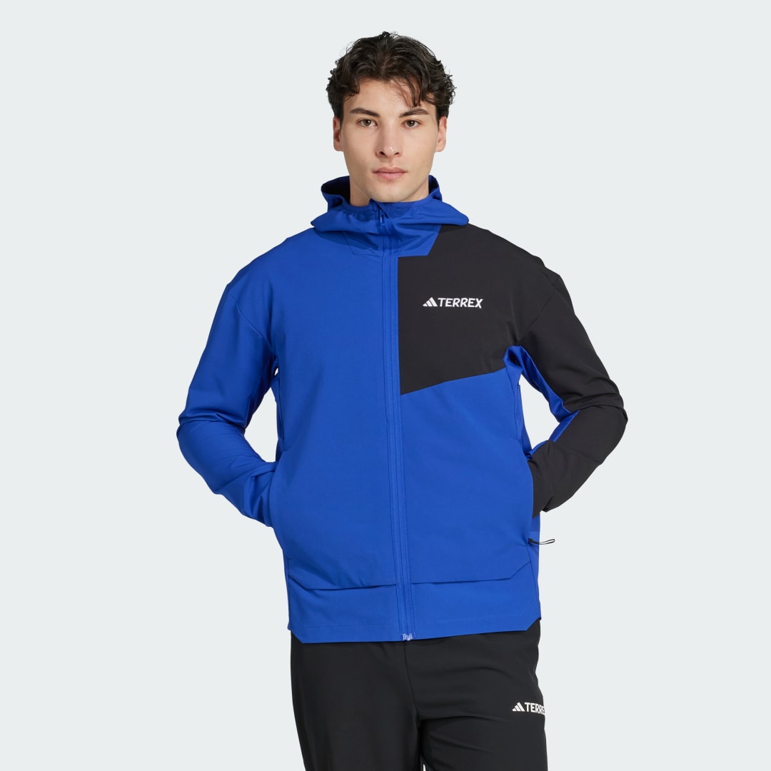 Pulover adidas Performance Terrex Multi Softshell Jacket Modra | JC6858, 0