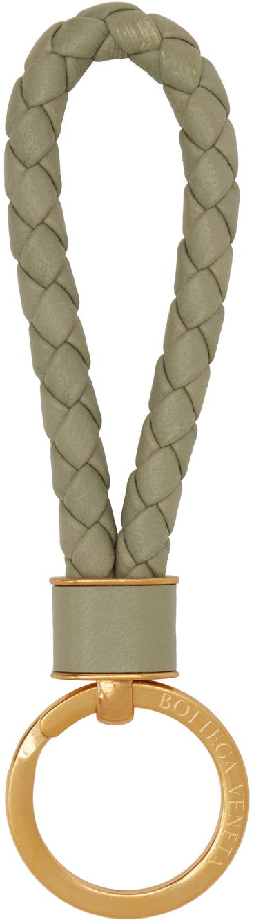 Obeski za ključe Bottega Veneta Intrecciato Keychain Bež | 651820 V0HW1, 0