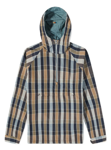 Jakna Pop Trading Company x Paul Smith Reversible Popover Zelena | M1R-129Y-K02028