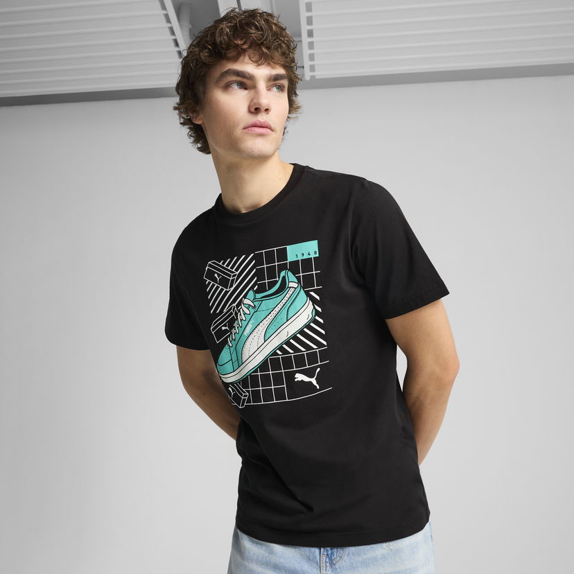 Majica Puma Graphics Sneaker Tee Črna | 684830_01