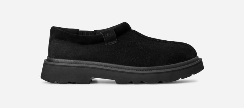 Superge in čevlji UGG Tasman Lug Suede Slippers Črna | 1166913-BLK