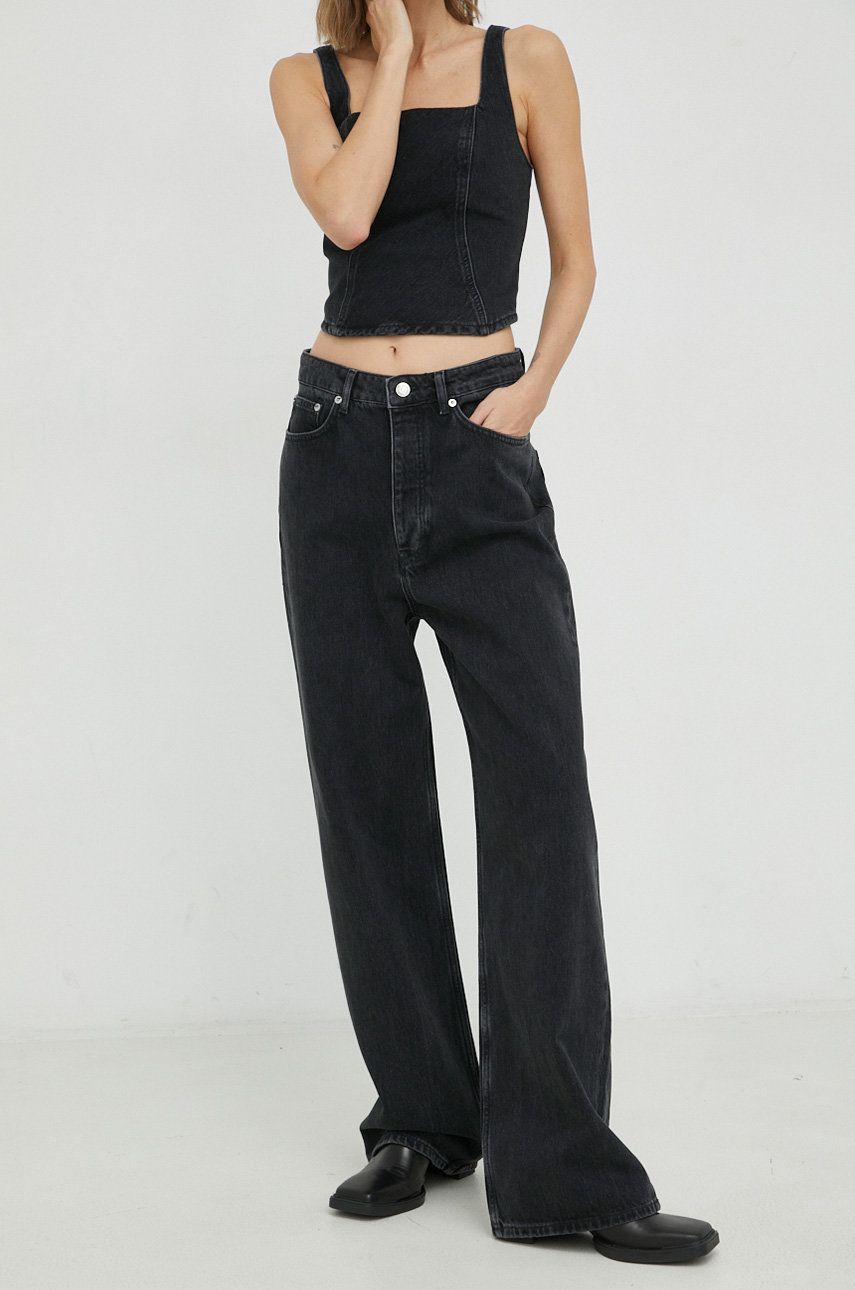 Kavbojke Samsoe Samsoe Jeans Shelly Črna | F22400104, 0