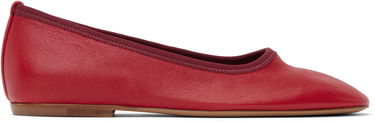 Obleke Dries Van Noten Dries Van Noten Leather Ballerina Flats Rdeča | WS251-1634-140, 0