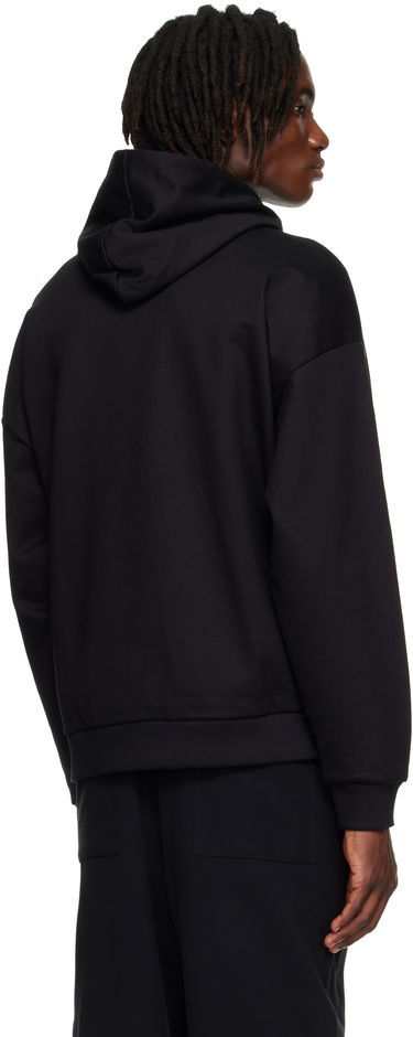 Pulover BOSS Logo Bonded Hoodie Črna | 50529090, 2