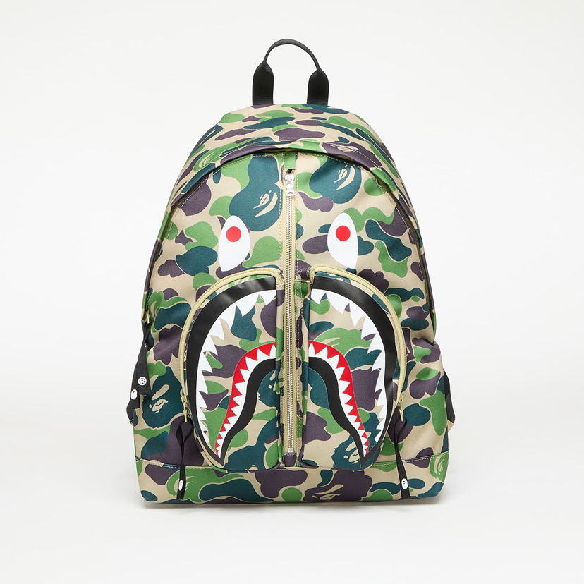 Nahrbtnik BAPE A BATHING APE Camo Shark Daypack Zelena | 001BAL301007MGRN