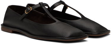 Superge in čevlji The Row The Row Square T-Strap Ballerina Flats Črna | F1599-SL3, 3