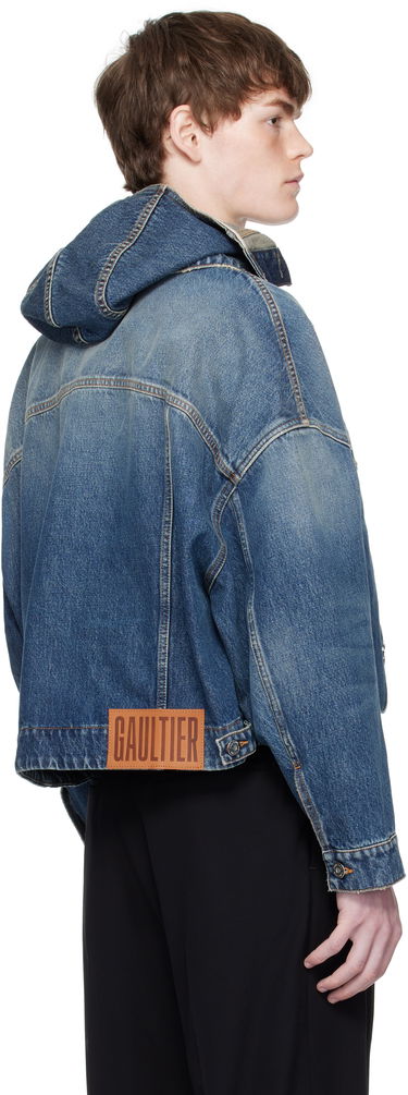 Jakna Jean Paul Gaultier Jean Paul Gaultier 'The Double' Denim Jacket Modra | 25/03-U-JA006-D024-57, 2