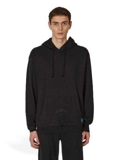 Pulover Mister Green World Peace Hemp Hooded Sweatshirt Črna | MGHEMPHOODIE 001