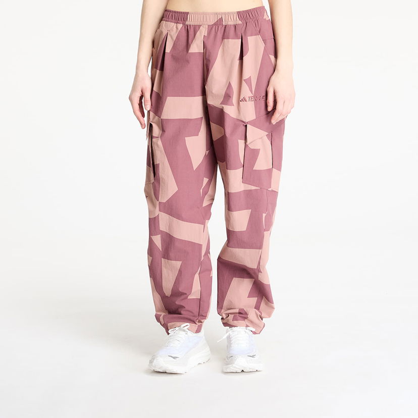 Cargo hlače adidas Performance Terrex Xploric Printed Cargo Pants Lila | JE9430